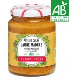 ALBERT MENES Pate de Curry jaune madras Bio 85g