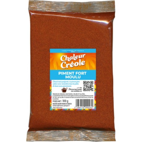 CHALEUR CREOLE Piment Fort Moulu 100g