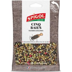 SPIGOL Mélange de 5 Baies poivre/épices 70g