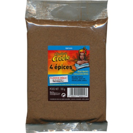 CHALEUR CREOLE Quatre Epices 100g