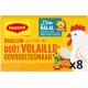 MAGGI Bouillon Déshydraté Saveur Volaille Halal 8x9g