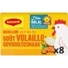 MAGGI Bouillon Déshydraté Saveur Volaille Halal 8x9g