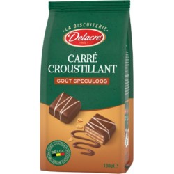 DELACRE Biscuit Carré Croustillant Goût Spéculoos