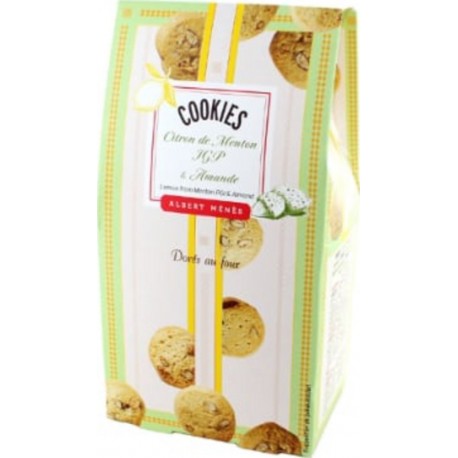 ALBERT MENES Biscuit COOKIES au citron de Menton et Amende