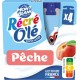 RECRE O'LE Crème dessert Goûter laitier Fruits Pêche