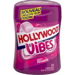 HOLLYWOOD Chewing-gum Goût Framboise VIBES