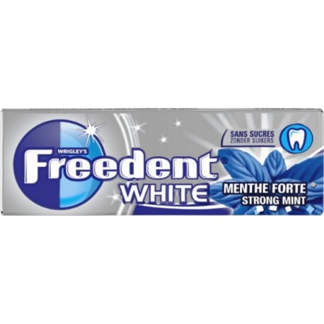 FREEDENT Chewing-gum menthe forte sans sucres