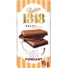 POULAIN Chocolat Lait / Noir Fondant Recto/verso