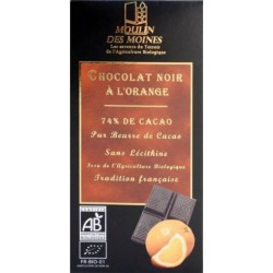 MOULIN DES MOINES Chocolat Noir AL Orange 100 Gr Moulin Des Moines