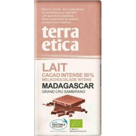 Terra Tablette Chocolat Lait 50% 100g Etica