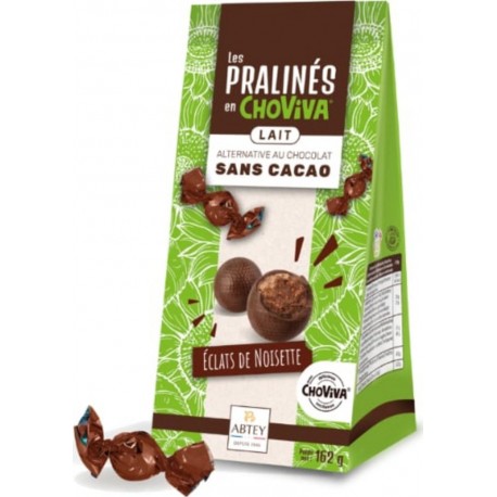 ABTEY Pralinés Alternative Chocolat Boules Noisette Choviva 162g