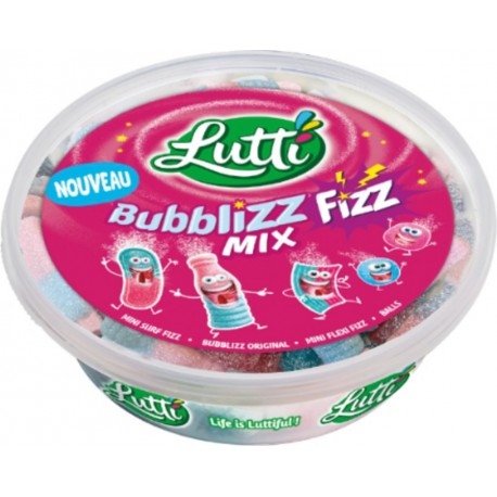 LUTTI Confiserie Gélifiée aromatisée Bublizz Fizz Mix