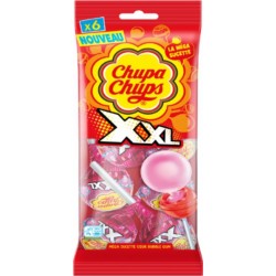 CHUPA CHUPS Bonbon Sucettes XXl Gout Fraise Bubble Gum