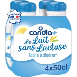 CANDIA Lait Sans Lactose 4x50cl
