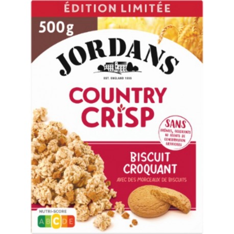 JORDANS Céréales avec des Morceaux de Biscuits Country Crisp