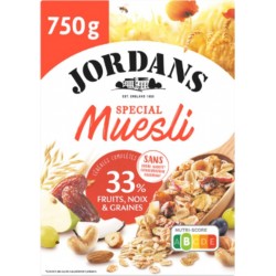 JORDANS Céréales Spécial MUESLI 33% Fruits, Noix & Graines