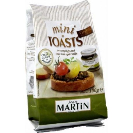 JEAN MARTIN Mini-Toasts Grillés Aux 9 Céréales 100g