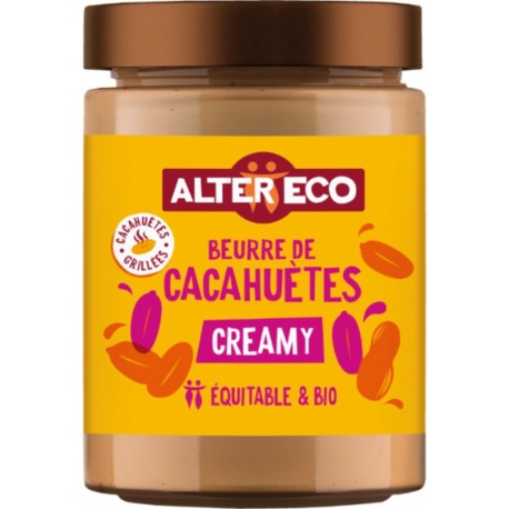 ALTER ECO Beurre de Cacahuètes Creamy