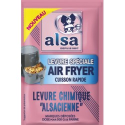 ALSA Levure chimique Spécial Air Fryer Cuisson Rapide