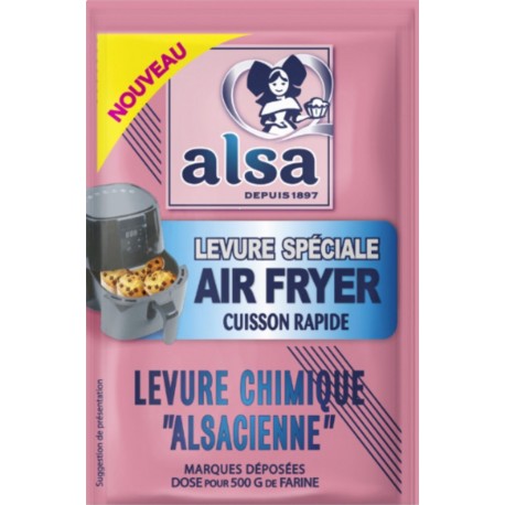 ALSA Levure chimique Spécial Air Fryer Cuisson Rapide