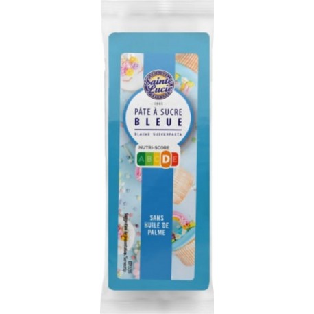SAINTE LUCIE Pâte à sucre bleue sans huile de palme