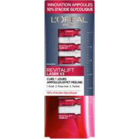 L'Oréal Paris Ampoules 10% acide Glycolique Revitalift 7 x 1ml