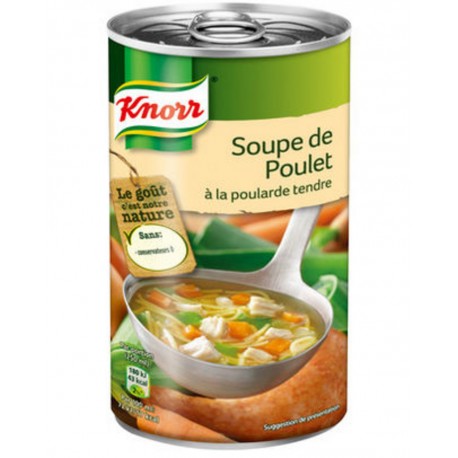 Knorr Soupe de Poulet à la Poularde Tendre 500ml (lot de 12)