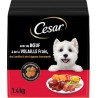 CESAR Croquettes pour Chien Adulte Petit Tendre et Croustillant Pour Les Petites Bouches Boeuf Volaille Lentilles Legumes Gourma