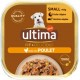 ULTIMA Pâtée pour Chien Adulte Petit -10Kg Terrine Poulet Fit & Delicious