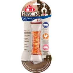 8IN1 Os à Mâcher pour Chien Grand +25Kg Boeuf Poulet Porc