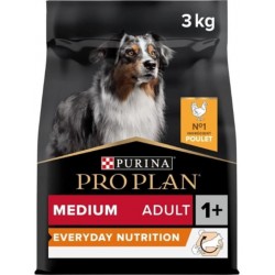 Purina PROPLAN Proplan Chien Adult Medium Everyday Nutrition Poulet 3Kg