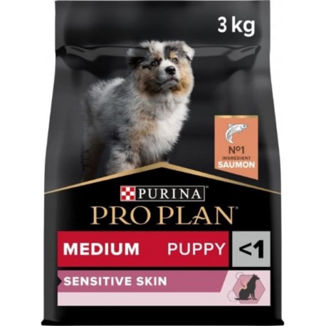 Purina PROPLAN Proplan Puppy Medium Sensitive Skin Saumon (3Kg)