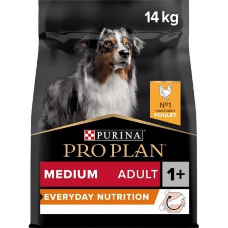Purina PROPLAN Proplan Chien Adult Medium Everyday Nutrition Poulet 14Kg