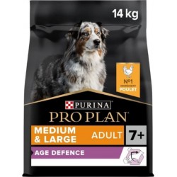 Purina PROPLAN Proplan Chien Adult 7+ Medium & Large Age Defence Poulet 14Kg