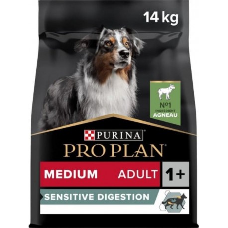 Purina PROPLAN Proplan Chien Adult Medium Sensitive Digestion Agneau 14Kg