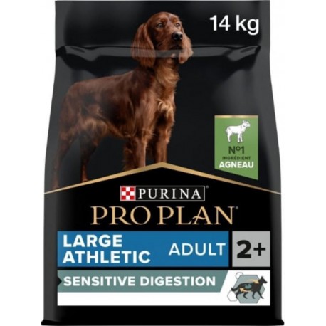 Purina PROPLAN Proplan Chien Adult Large Athletic Sensitive Digestion Agneau 14Kg