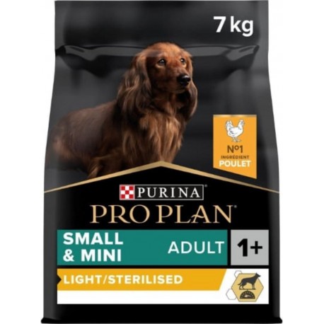 Purina PROPLAN Proplan Chien Adult Small & Mini Light/sterilised Poulet 7Kg