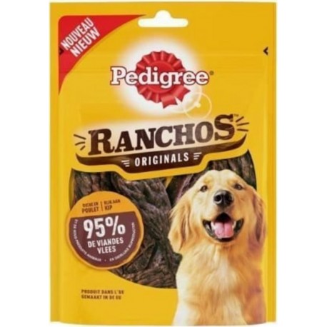 PEDIGREE Pedigree Lot De 7 Recompenses Riche En Poulet Ranchos Pour Chien 7