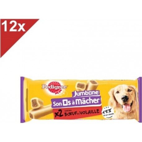 PEDIGREE Son Os Ã&nbsp; Mã¢cher Rã©compenses Pour Moyen Chien 24 Friandises (12x2)