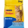 FRISKIES Croquettes pour Chat Stérillisés Saumont