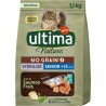ULTIMA Croquettes pour Chat Senior 10+ Stérilisé Sans Céréales Saumon Frais Nature