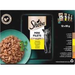 SHEBA Pâtée pour Chat en Sauce Volaille