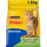 FRISKIES Croquettes pour Chat Adulte Stérilisé Agneau Dinde et Légumes