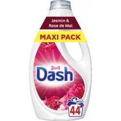 DASH Lessive Liquide 2en1 Jasmin et Rose de Mai