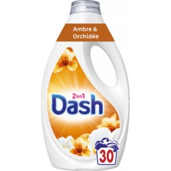 DASH Lessive Liquide 2en1 Ambre et Orchidée
