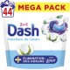 DASH Lessive Capsules Pods 2en1 Elimination des Odeurs Fraîcheur de Coton