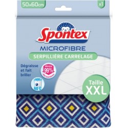 SPONTEX Serpillère Spécial Carrelage XXL 52% Fibres recyclées