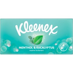 KLEENEX Mouchoirs Menthol et Eucalyptus
