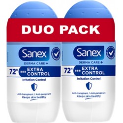 SANEX Déodorant Bille Extra Control Derma Care+ 2x50ml