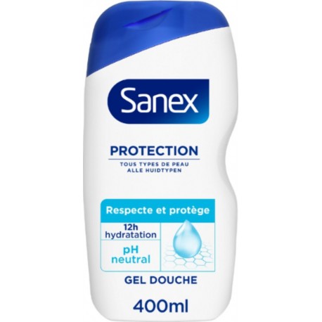 SANEX Gel douche Protection Tous Types de Peau Hydratant pH Neutre 400ml